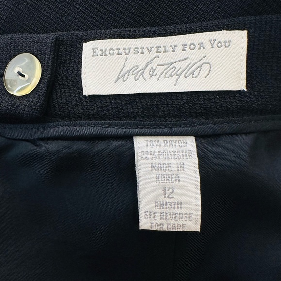 Lord&Taylor Skirt Maxi Front Slit Column - Picture 8 of 8